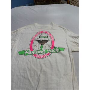 Panama Jack Vintage 80s Single Stitch T-Shirt Size Large READ DESCRIPTION